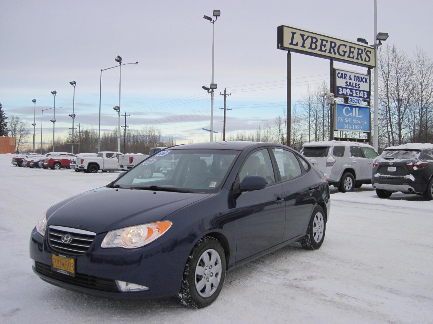 2008 blue /Tan Hyundai Elantra GLS (KMHDU46D48U) , automatic transmission, located at 9530 Old Seward Highway, Anchorage, AK, 99515, (907) 349-3343, 61.134140, -149.865570 - Low Miles on this Hyundai Elantra GLS come take a test drive. - Photo#0